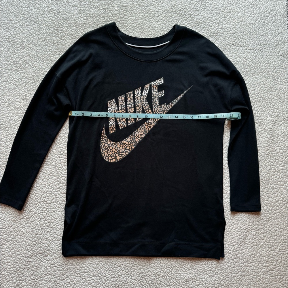 Nike Black Tunic Pullover Sweatshirt Size M